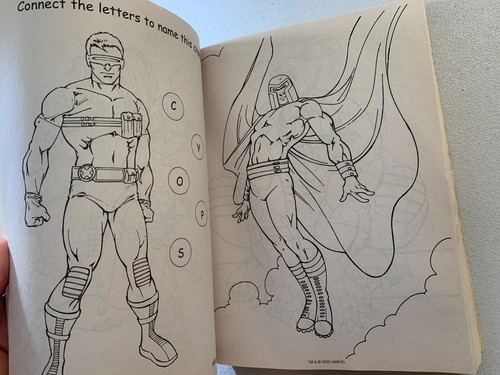 X-Men Jumbo Color and Activity Book by Marvel Unused 400 Pages! HUGE BOOK UNUSED - Picture 7 of 8