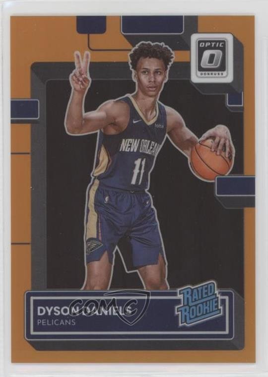 2022 Panini Donruss Optic Rated Rookie Orange Prizm /199 Dyson Daniels #250 e3p