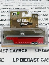 GREENLIGHT 26 Foot Livestock Gooseneck Trailer Red 1:64 Diecast