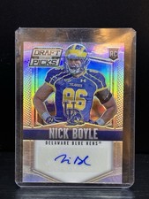 Panini Prizm Draft Picks Nick Boyle Rookie Auto Prizm #228 Delaware