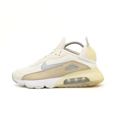 Nike Damen Air Max 2090 Schuh EU 38 Beige Weiß DA8702-100 Mesh Leder