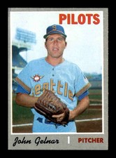1970 Topps #393 John Gelnar   NM/NM+ X3675181