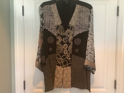 NWT Ali Miles Open Jacket/Tunic 2X