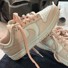 Nike Womens Pink and White Sneakers