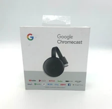 Google Chromecast 3rd Gen Streaming Media Player – Full HD 1080p – Wi-Fi HDMI TV