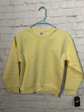 Girls Soft Yellow Pacific  Co Long Sleeve Sweatshirt size M