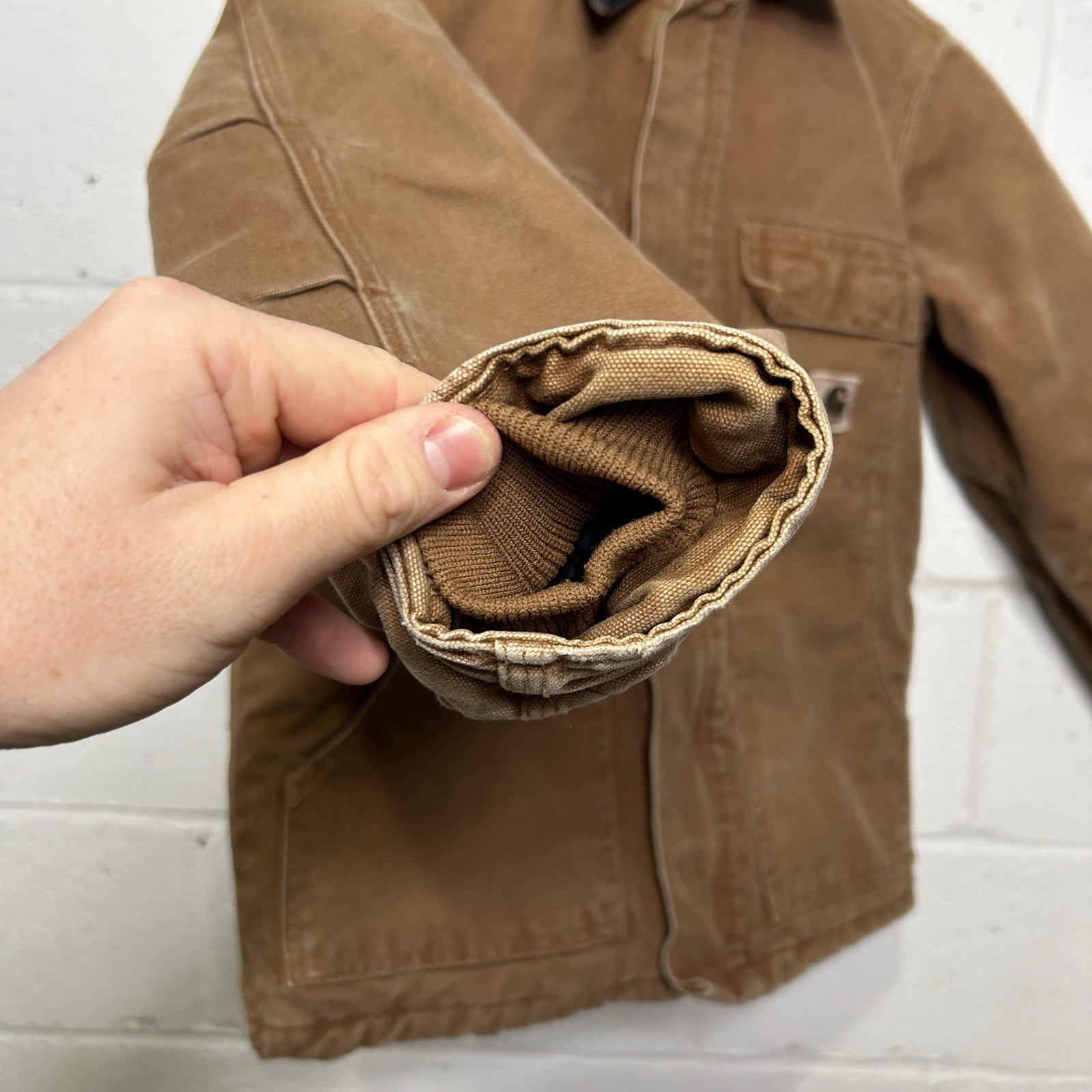 Vintage Carhartt Quilted Artic Jacket “Brown” YYC26 BRN Youth L/Women’s XS image 5