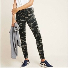 Pilcro  The Letterpress High Rise Skinny Camo Cords / SZ 30