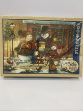 Song for the Season 500 Pc Puzzle SEALED Cobble Hill Christmas Snowman Holiday