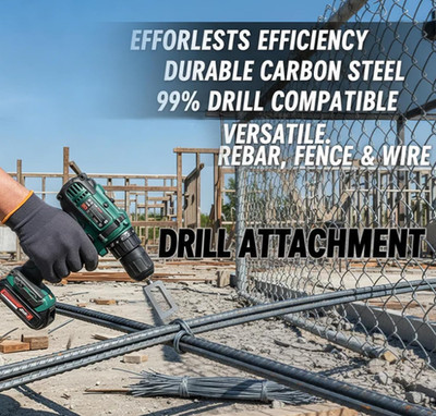 Wire Twister Tool For Drill,Fence Wire Twisting Tool,Rebar Tie Connector