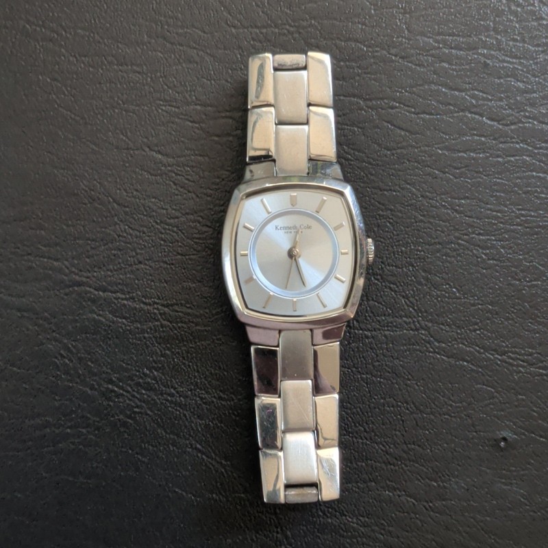 Kenneth Cole Women’s Quartz Analog Watch 30m Silver Stainless Bracelet