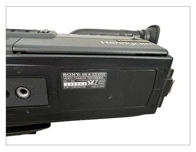 Vintage Professional Video Camera Sony CCD-V900E Japan 1989 Rare