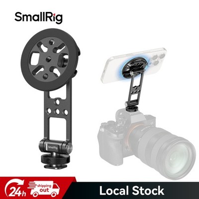 SmallRig Magnetic Metal Phone Mount with Cold Shoe Mount for iPhone 17/16/Camera
