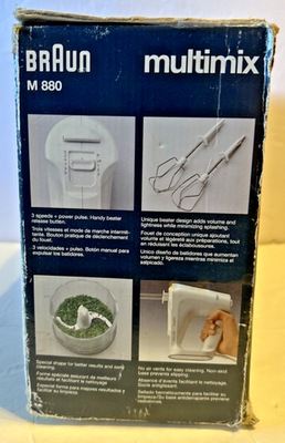 Braun M880 280W Hand Mixer for sale online | eBay
