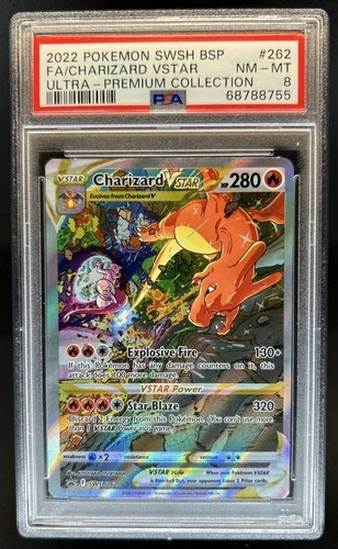 2022 Pokemon SWSH Black Star Promos Charizard VST #SWSH262 PSA 8