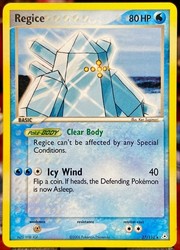 Regice 27/110 EX Holon Phantoms Rare