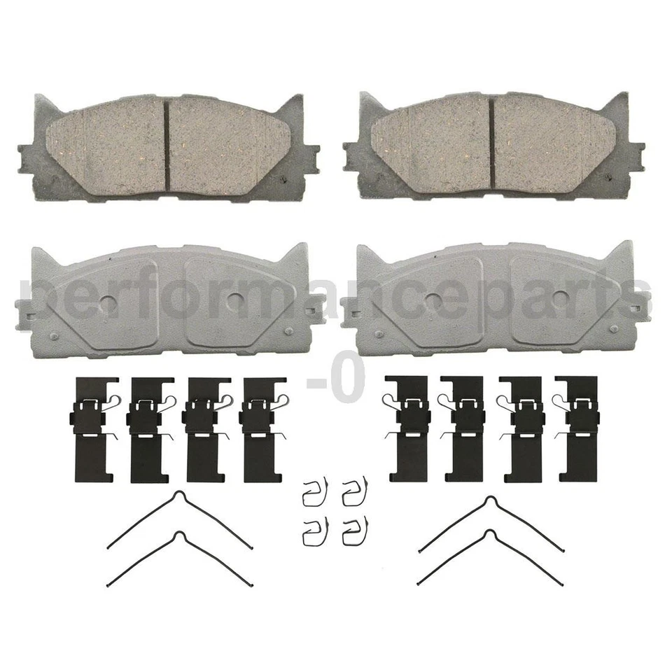 Juego de pastillas de freno de disco delanteras rotor de freno de disco para Toyota Avalon 2009-2018 Foto 2 de 4