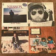 LOT OF 4 HARRY NILSSON VINTAGE VINYL LP RECORD ALBUMS JOHN LENNON SANDMAN VG+/EX