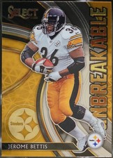2020 Panini Select - Unbreakable Football Jerome Bettis #U12 NM