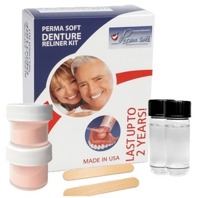 Perma Soft Denture Reliner Kit - Custom Fit Solution