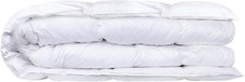 Goose Down White Comforter - Made in - 100 Egyptian Cotton Cover, 800 Fill