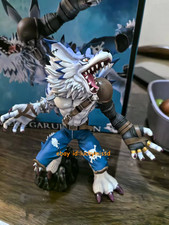 AN Studio Digimon Were Garurumon Resin Statue H20cm Collection Static Figure New