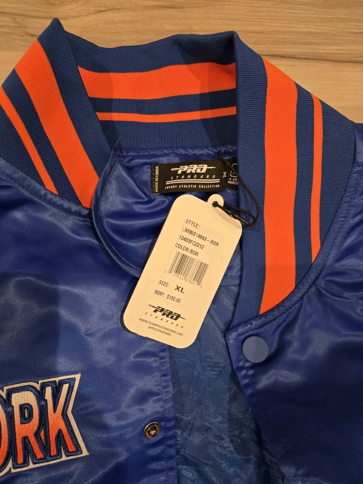 NWT Mens Pro Standard New York Mets Jacket Size XL