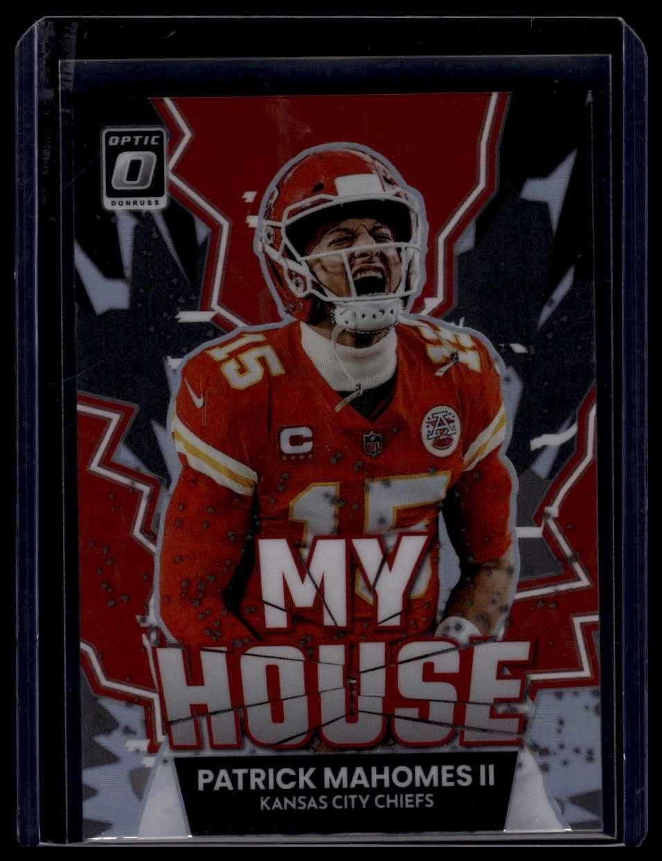 Patrick Mahomes trading card