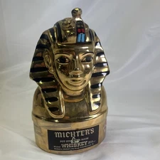 Michters Whiskey King Tut Empty Decanter 1978