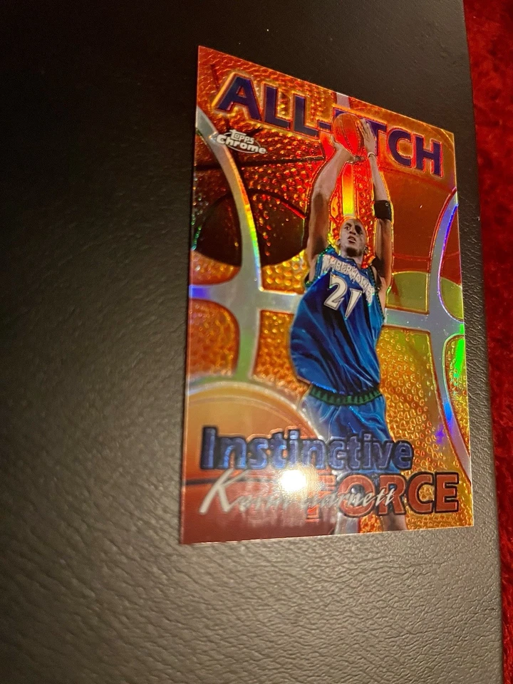 1999-00 Topps Chrome - All-Etch Kevin Garnett #AE11 Refractor - Image 4 of 4