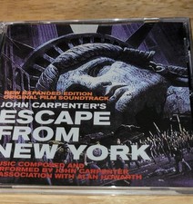 Escape From New York CD soundtrack New Expanded Edition John Carpenter
