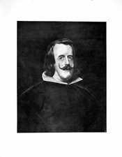Antique Old Print Philip The Fourth Spain Don Diego Velasquez De Silva 1902