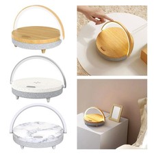 Desk Lamp with Charger. Speaker Connection 3 Lighting Modes That Change Color De