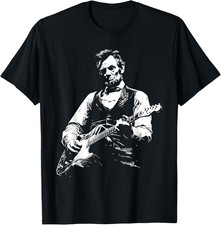 President Abraham Lincoln Playing Guitar Abe Lincoln Design T-Shirt