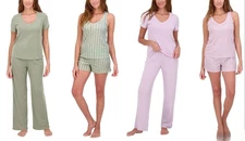 Live 2 Lounge Women’s 4 piece Pointelle Lounge Set