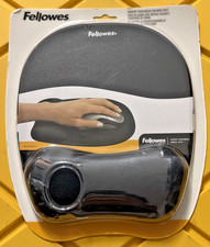 Fellowes Memory Foam Mouse Pad Wrist Rest Non-skid Base Back