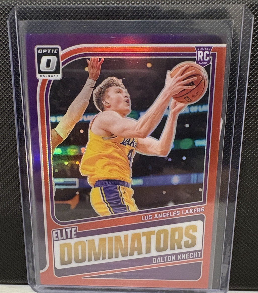 2024-25 Panini Donruss Optic - Elite Dominators Dalton Knecht  Red Prizm /99  RC