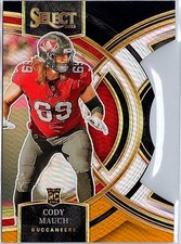 2023 Panini Select #133 Cody Mauch Black and Gold Prizms Die Cuts