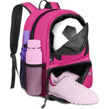 Soccer Backpack, with Ball Holder, Water resistant Sport Equipment Bags Fit B...
