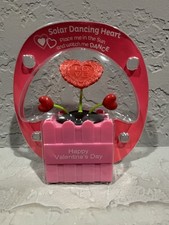 NEW Valentine's Day Solar Dancing Heart in Flowerpot. Happy Valentine's Day  