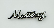Oem 1965 Mercury Monterey Script Emblem Original Ford Chrome Part B-65 04460-aa Oem 1965 Mercury Monterey Script Emblem Original Ford Chrome Part B-65 04460-aa