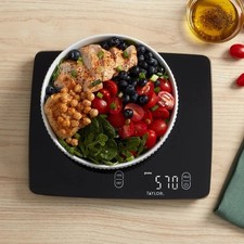 Taylor Expanded Platform- Waterproof Digital Kitchen Scale, NEW BLACK