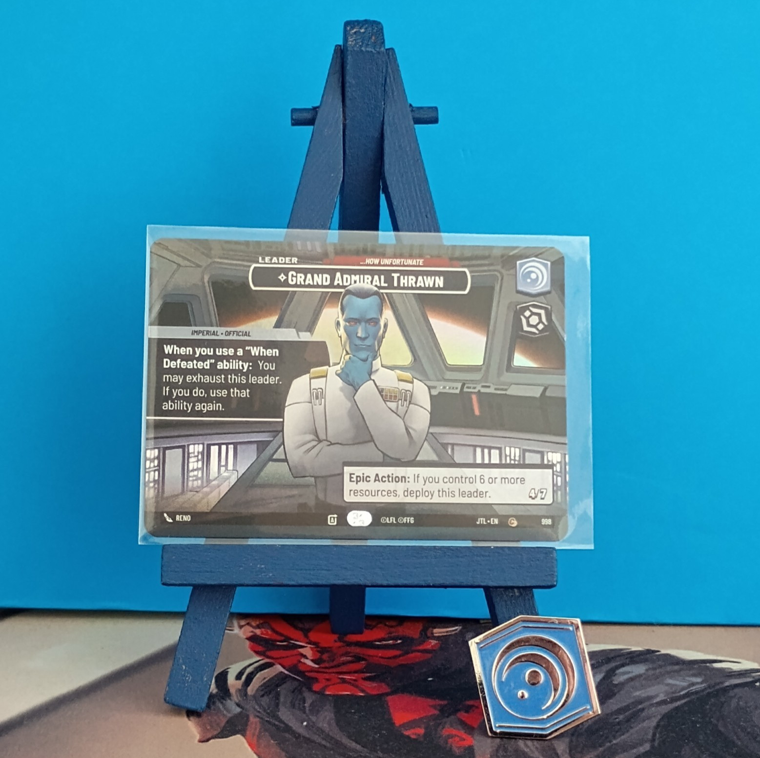 Star Wars Unlimited - Grand Admiral Thrawn, ...How Unfortunate - SHOWCASE - JTL