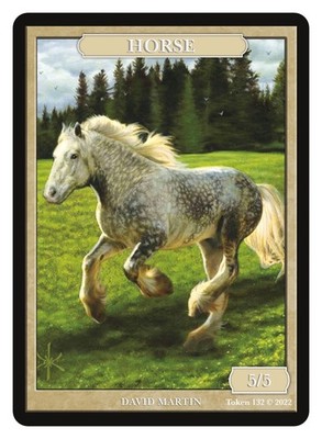 Horse 5/5 Token David Martin MTG Magic the Gathering 