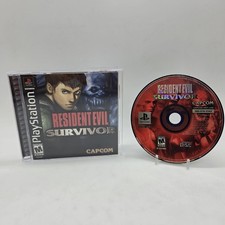 Resident Evil: Survivor (Sony PlayStation 1, 2000) PS1 Complete w/ Reg Card