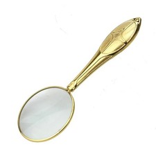 Elegant European Glass Loupe Magnifier Portable and Lightweight Design