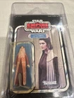 Vintage 1980 Star Wars Princess Leia (Bespin Gown)  Action Figure On Custom Card
