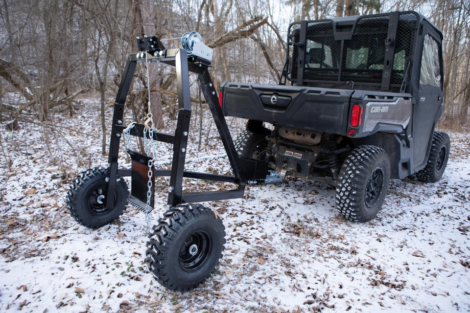 IMPACT IMPLEMENTS® Log Hauler for Tree Removal with ATV, UTV and Lawn Tractors - Image 3 of 4