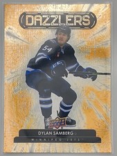 Dylan Samberg 2022-23 Upper Deck Dazzlers Orange #DZ-94 Winnipeg Jets