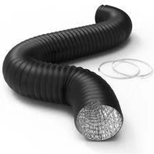 12 Inch 8 Feet Aluminum Ducting Dryer Vent Hose for Heating Cooling Ventilation